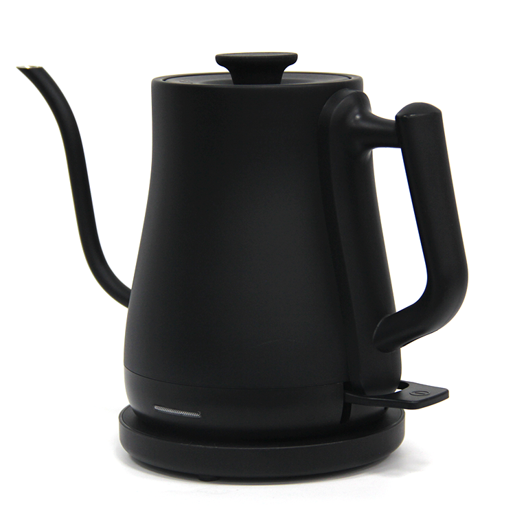 YUEKON 1.0l Electric Turkey Coffee Kettle Steel Interior Metal Effunde Over Coffee Makers For Hand Drip Gooseneck Kettle