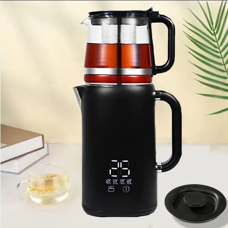 Coffee Jug Electric Pot 2 Layer Glass Tea Kettle