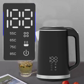 1.5L Steel Jug Double Layer Kettle Temperature Control Smart Digital Electric Tea Kettle