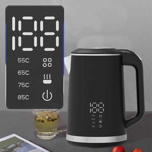 1.5L Steel Jug Double Layer Kettle Temperature Control Smart Digital Electric Tea Kettle