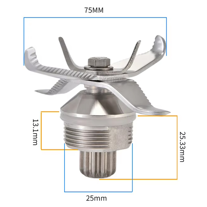 Mundi replacement partes extractor ferrum pro juicer blender hydrae ferrum accessorium aut glacies harenae machina ferrum accessiones