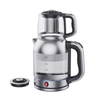 2 In 1 Turkish Samovar Duplex Tea Maker Water Heater 2200W Filter Custom Electric Glass Tea Maker 