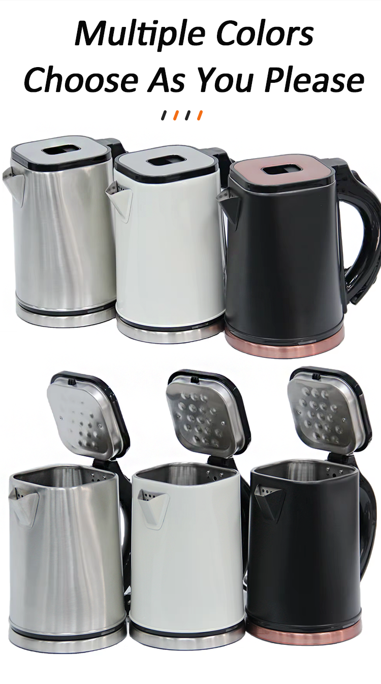 Factory Price Steel 1.6L Large Capacity Securus Clean New Design Model For Electric Kettle