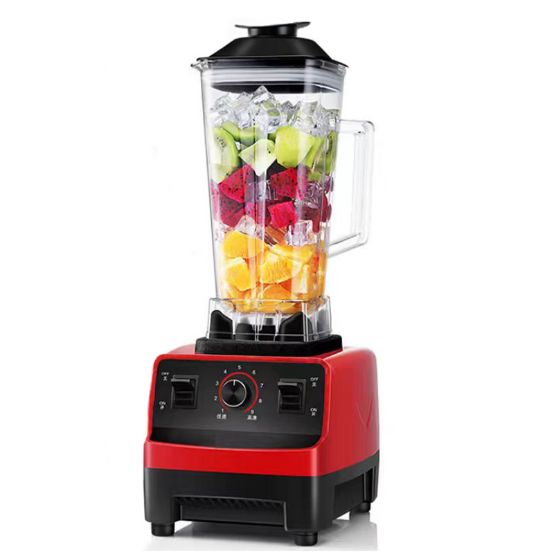 Commercial Ice Blender Machine Licuadoras Electric 1800W High Speed ​​and Powerful Motor 2 Liter Blender for Kitchen Applications