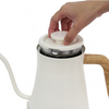 0.7L Variabilis Temperature Control Electric Coffee Kettle White Brew Coffee Tea Pot Effunde Plus Aliquam Coffee Kettle