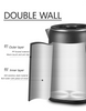 Domus Hot Aqua Tea Kettle Samovar Tea Maker Electric Kettle Tray Set With Digital Temperature Control 