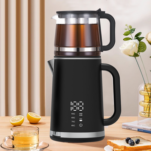 Moderni 1500w Duplex Wall Kettle 360-gradum Base 1.5l+1.1l Geminus-layer Intelligent Electric Kettle Cum Small Teapot