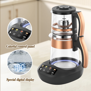Newest Home Appliance Lran Vitrum Tea Kettle 1500W Multi-eget tea Machim duplici speculum tea factorem cum infuser