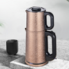 Duplex Aliquam Steel tea ollam cibum gradu Turkish II in I electrica tea factorem machina tea Leak Electric Kettle cum Infuser Filter 