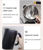 Domus Adjumentum Steel Electric Tea cacabis et Tea ollam Duplex Turcorum Tea factorem Set Cum calefacies Function