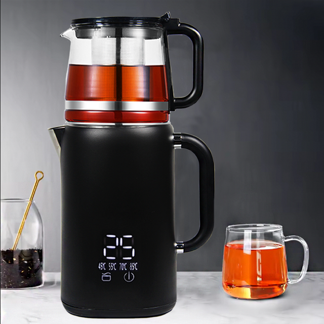 Samovar Hervidor De Agua Electrico 2 In 1 Aqua Kettle Teapot Kettle Set For Home Kitchen