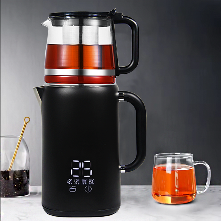 Samovar Hervidor De Agua Electrico 2 In 1 Aqua Kettle Teapot Kettle Set For Home Kitchen