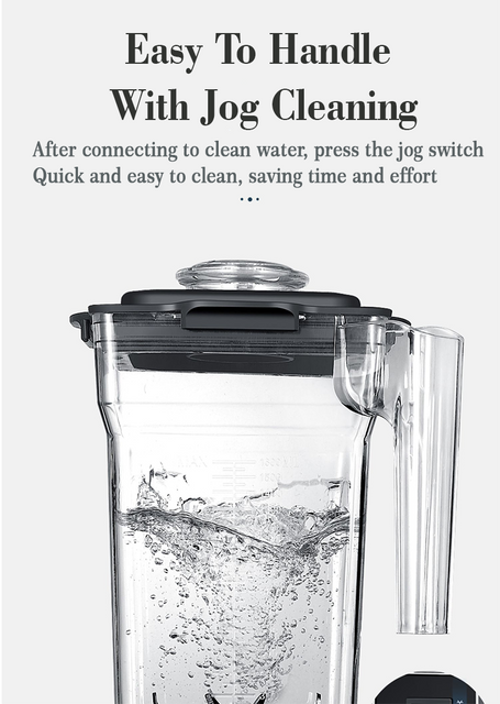 1800W Big Powerful Food Processor Industrial Multifuncional EXILIM Fructus Smoothie Home Kitchen Electric Food Processor Mixer