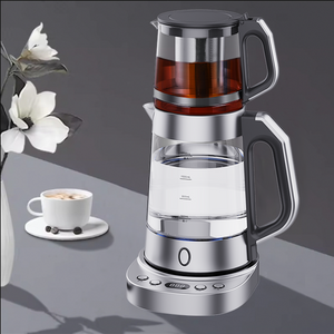 II in I tea ollam et ahenum electric tea factorem vitreum electric ollae vitreae Teapot Set 