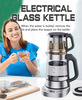 Turcorum Tea factoris pone Electric caccabos plene Automatic Multi ieiunium calefaciens Household 2 In I Tea Kettle Tray Pone