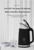 1.5L Steel Jug Double Layer Kettle Temperature Control Smart Digital Electric Tea Kettle